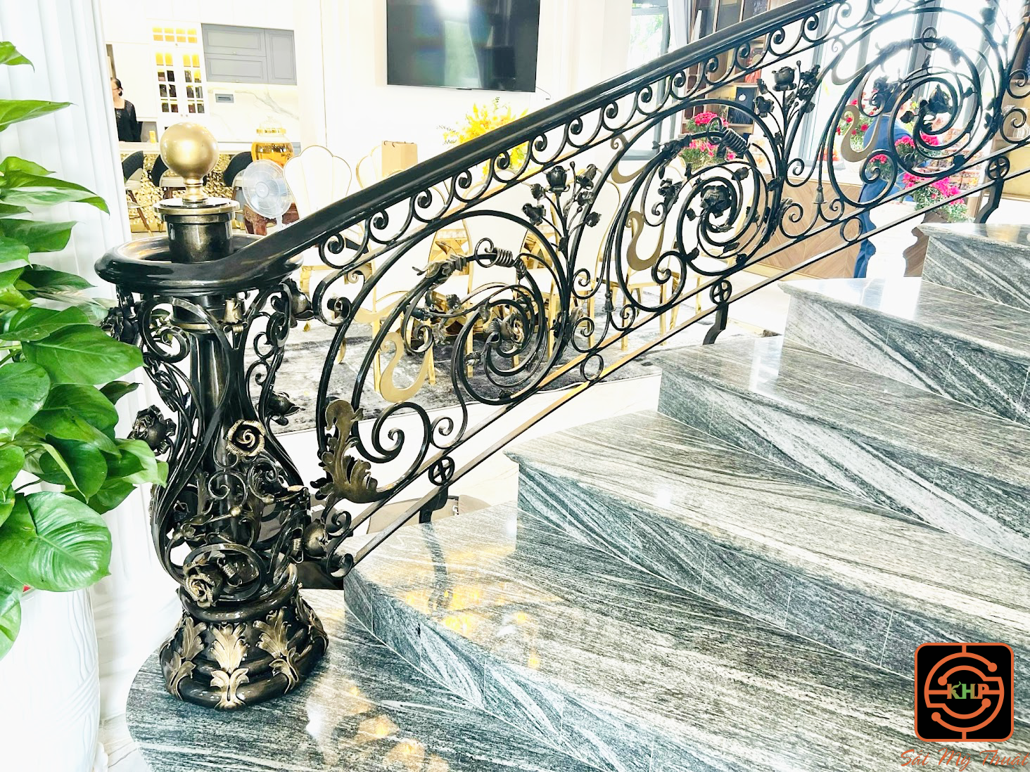 Cầu thang Sắt Mỹ Thuật Biệt Thự CT019 1 Cầu thang Sắt Mỹ Thuật Biệt Thự CT019