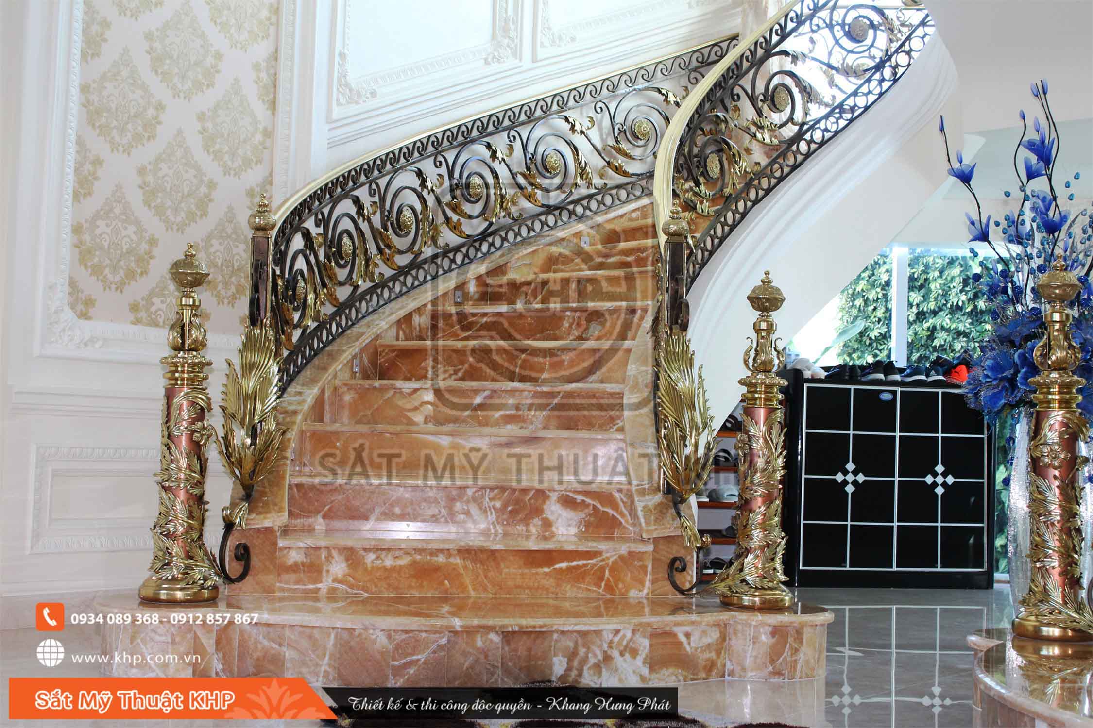 Cầu thang Sắt Mỹ Thuật Quý Tộc CT006 5 Cầu thang Sắt Mỹ Thuật Quý Tộc CT006 - Ảnh 5