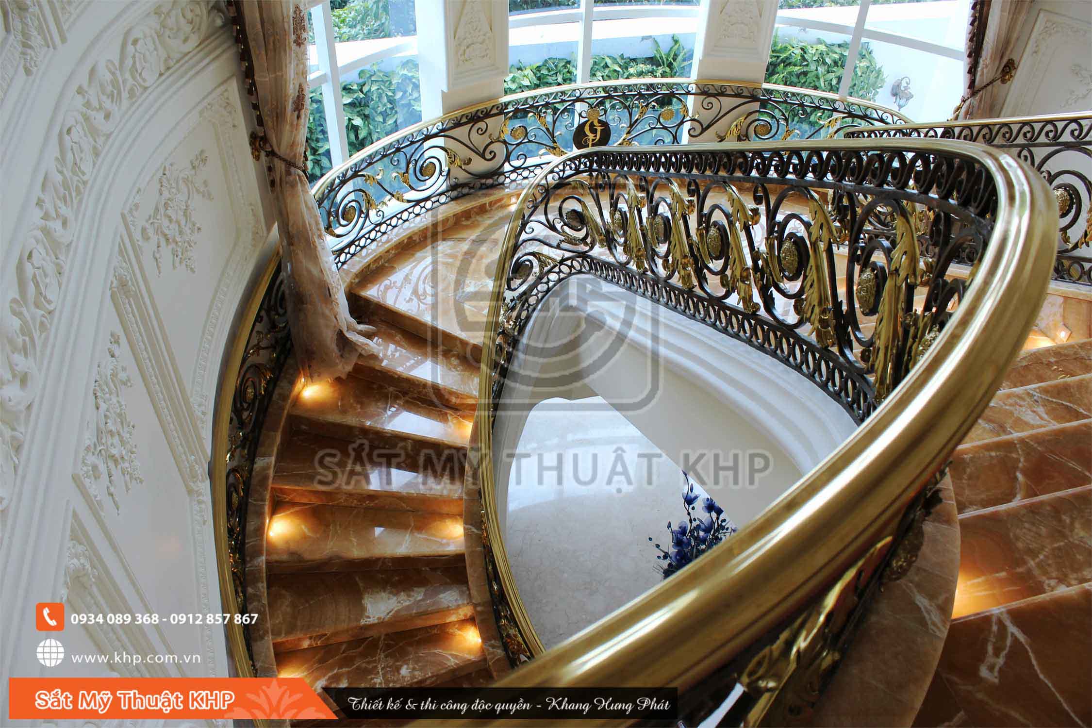 Cầu thang Sắt Mỹ Thuật Quý Tộc CT006 12 Cầu thang Sắt Mỹ Thuật Quý Tộc CT006 - Ảnh 12